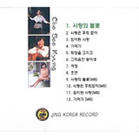 조수경 사랑의 불꽃 자켓