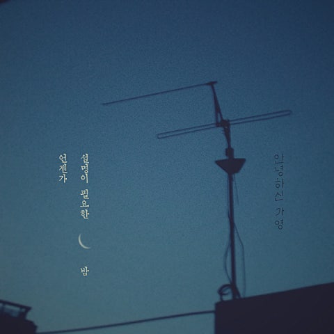 안녕하신가영 언젠가 설명이 필요한 밤 자켓