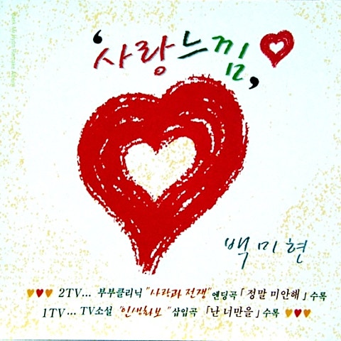 백미현 정말 미안해 자켓