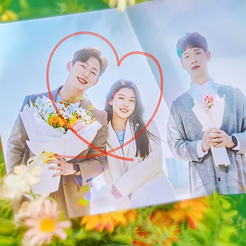 양다일 꽃 자켓