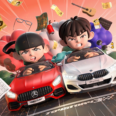 Leellamarz,TOIL 끝나지 않은 얘기 (Feat.다이나믹 듀오) 자켓