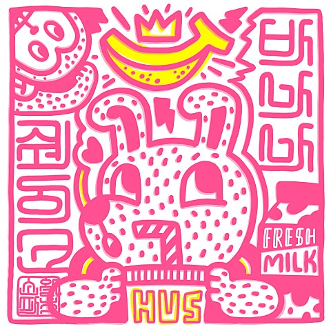 허밍어반스테레오 Banana Shake 자켓