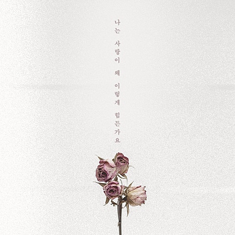 경서예지 나는 사랑이 왜 이렇게 힘든가요(Feat.전건호) 자켓