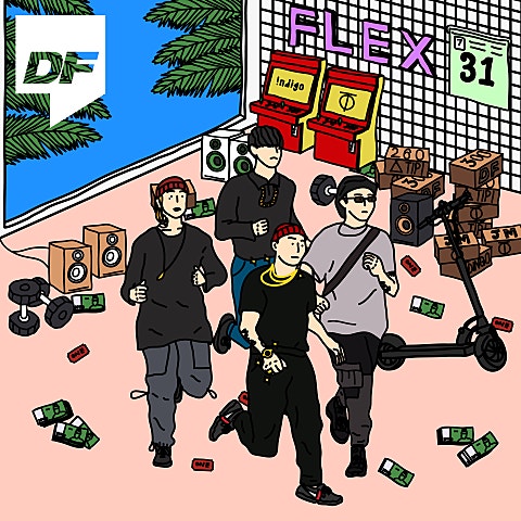 기리보이,Kid Milli,NO:EL(장용준),스윙스 flex (Prod. By 기리보이) 자켓