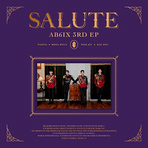 AB6IX(에이비식스) SALUTE 자켓