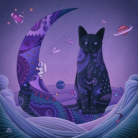 마크툽 Violet Night (Feat.이라온) 자켓