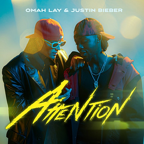 Omah Lay attention (with Justin Bieber) 앨범 자켓