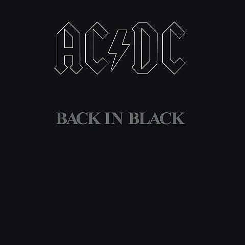 AC/DC Back In Black 앨범 자켓