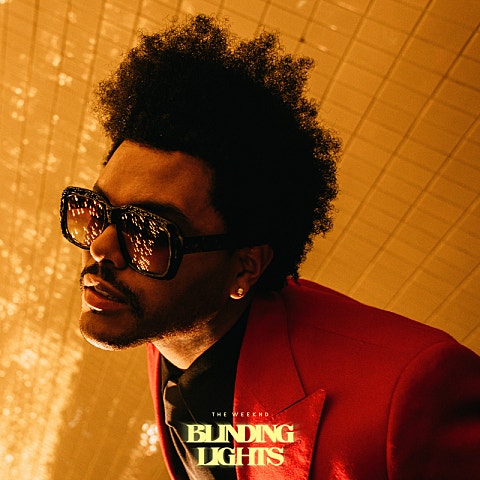 The Weeknd Blinding Lights 앨범 자켓