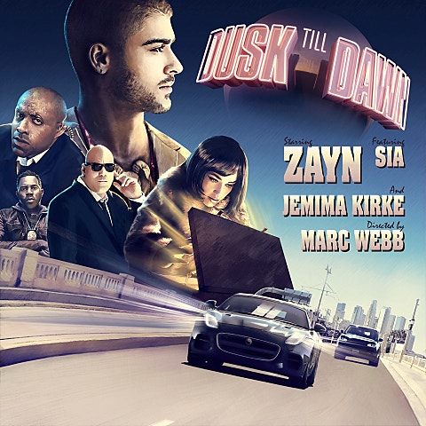ZAYN,Sia Dusk Till Dawn 앨범 자켓