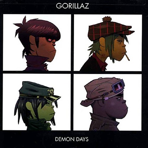 Gorillaz Feel Good Inc. 앨범 자켓