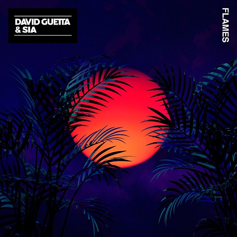 David Guetta,Sia Flames 앨범 자켓
