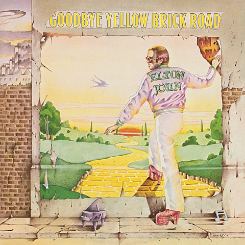 Elton John Goodbye Yellow Brick Road 자켓