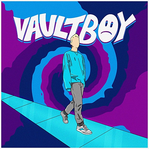 vaultboy i think i wanna text u 앨범 자켓
