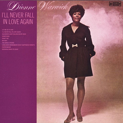 Dionne Warwick I'll Never Fall In Love Again 앨범 자켓