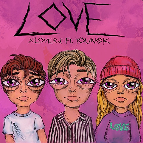 X Lovers LOVE (Feat.Young K) 앨범 자켓
