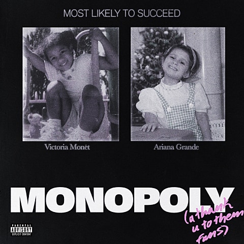 Ariana Grande,Victoria Monet MONOPOLY 앨범 자켓