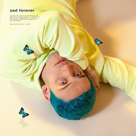 Lauv Sad Forever 자켓