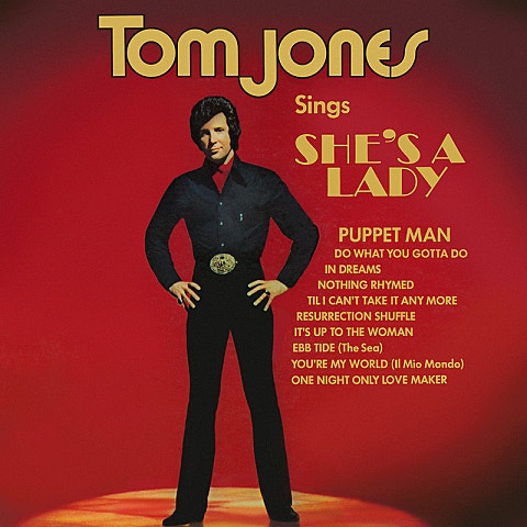 Tom Jones She's A Lady 앨범 자켓