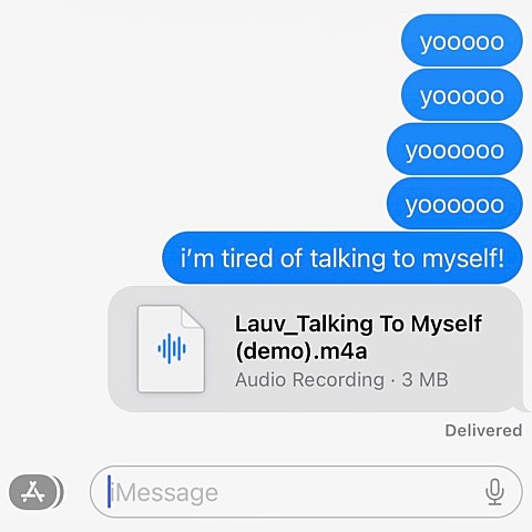 Lauv Talking To Myself (demo) 자켓