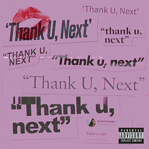 Ariana Grande thank u, next 자켓