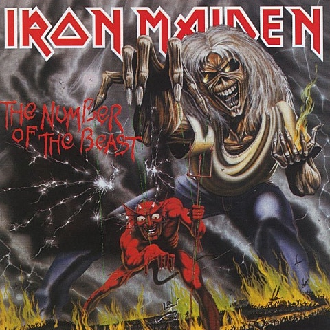 Iron Maiden The Number Of The Beast 자켓