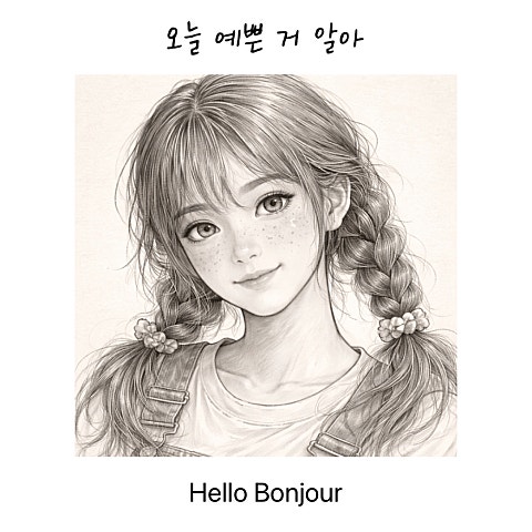 헬로봉주르 오늘 예쁜 거 알아 자켓