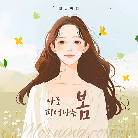 모닝커피 나로 피어나는 봄 자켓