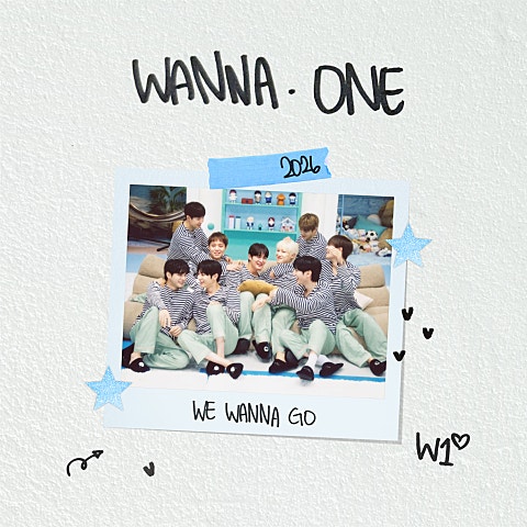 Wanna One(워너원) WE WANNA GO 자켓