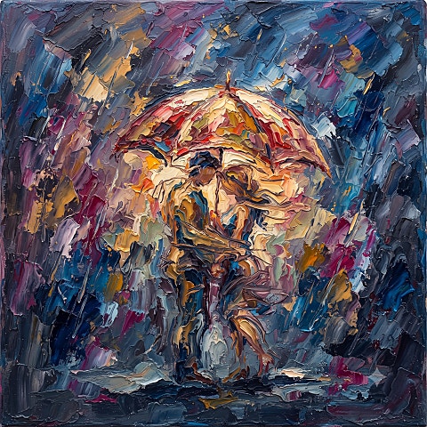 여운 우산 하나 자켓