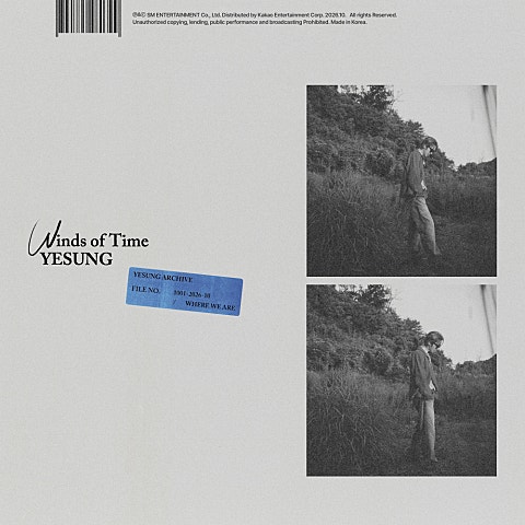 예성 (YESUNG) Winds of Time 자켓