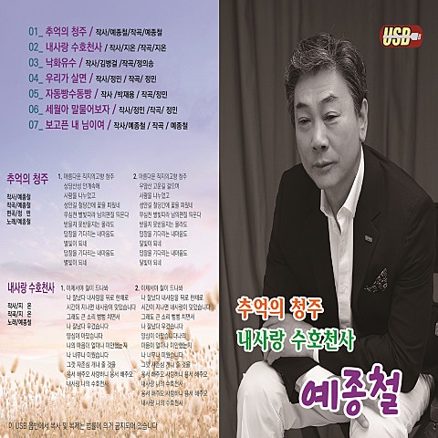 예종철 보고픈 내 님이여 자켓